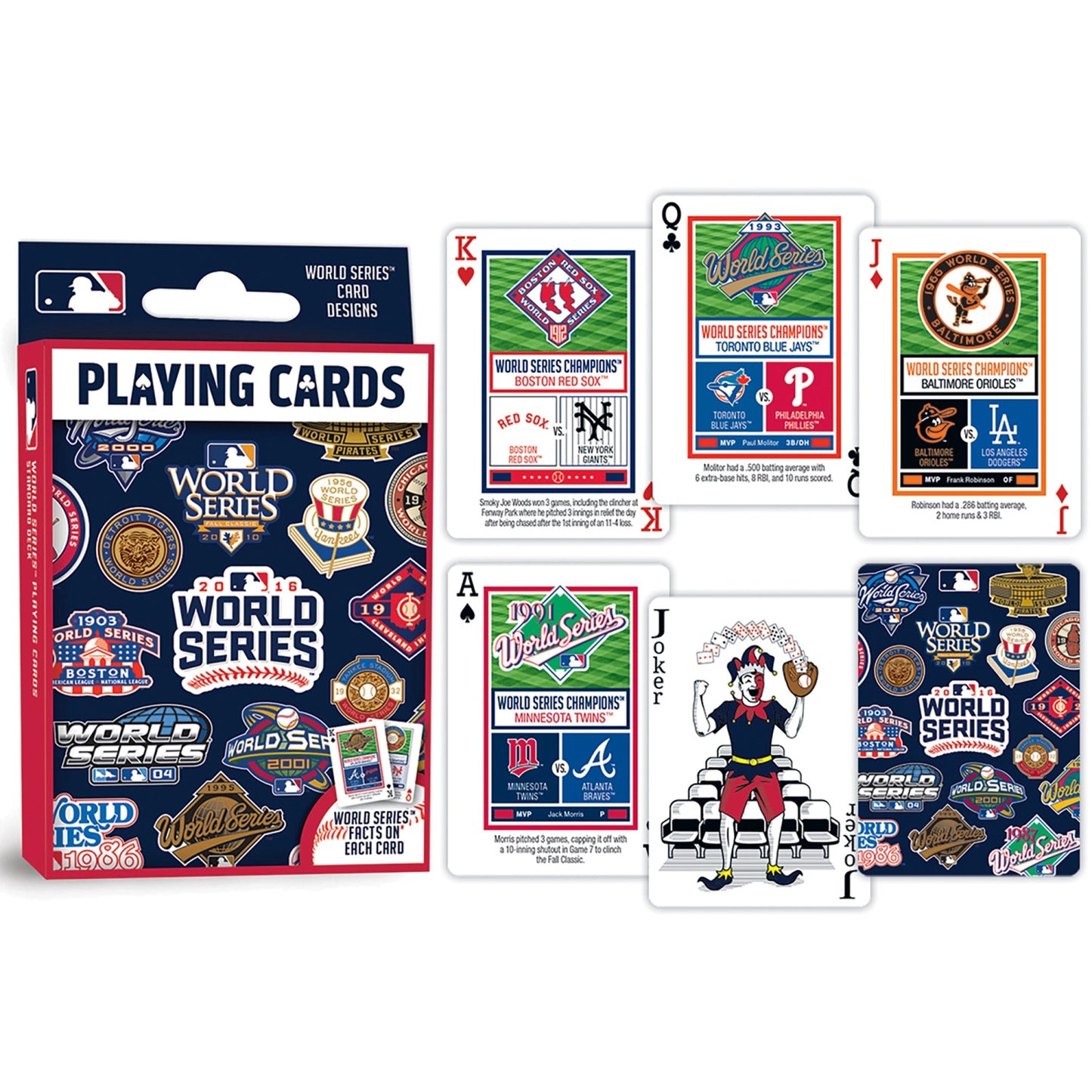 MLB World Series Playing Cards Baseball